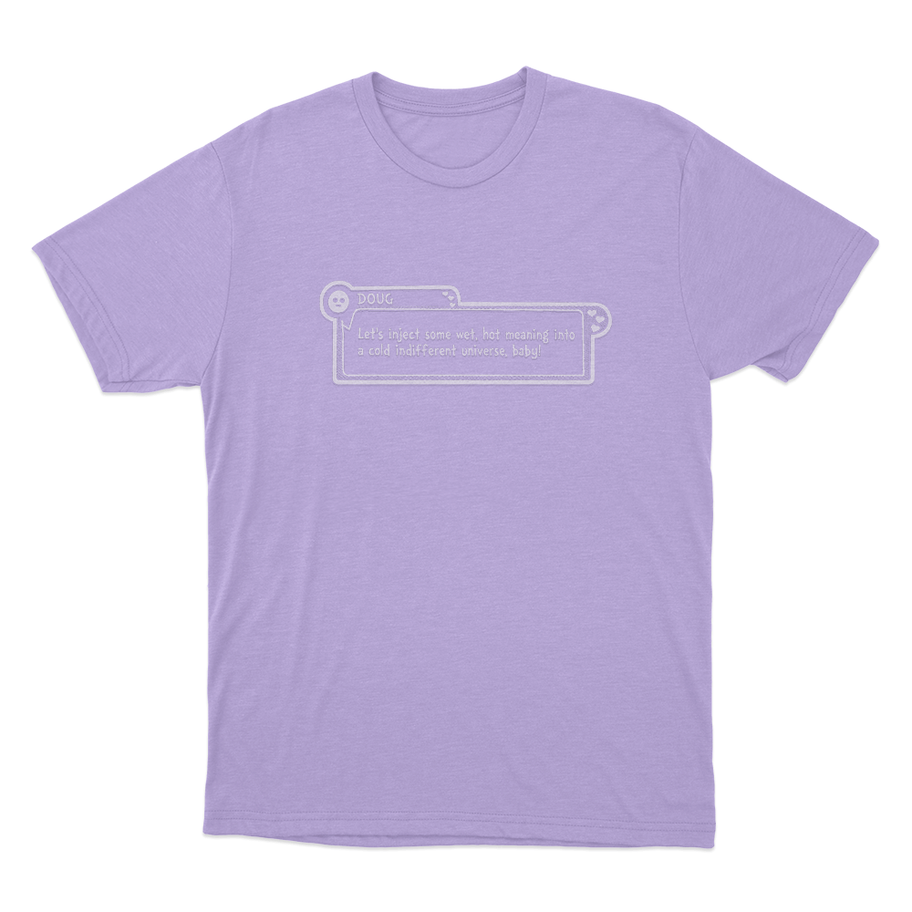 Date Everything Doug Unisex T Shirt Purple Date Everything Doug Unisex T Shirt Purple