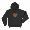 Date Everything Heart Home Unisex Hoodie Black